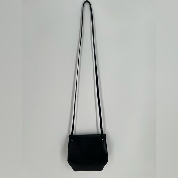 Cos Small Constructed Leather Black Minimalist Shoulder Crossbody Bag - Picture 12 of 13